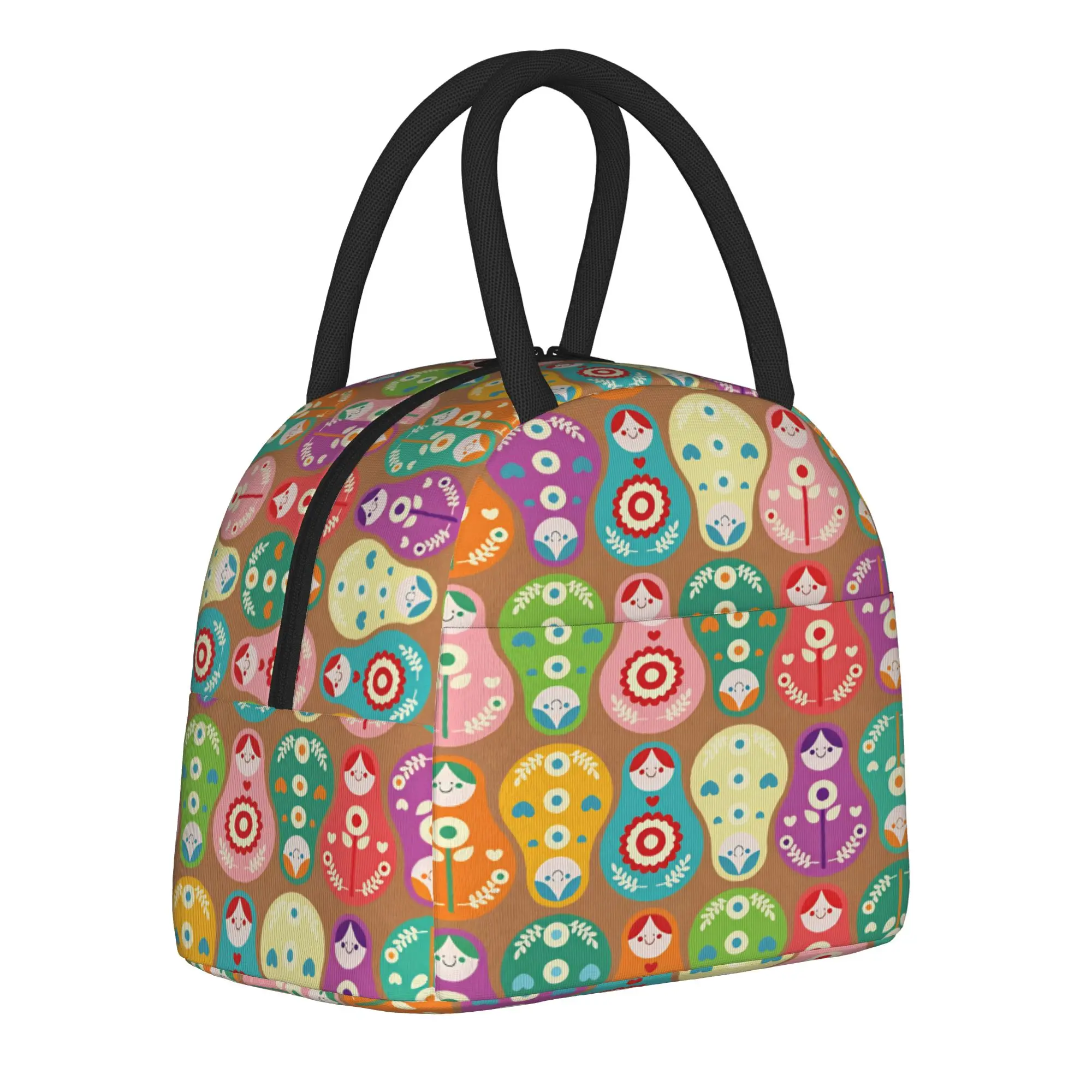 Russian Doll Lunch Bag For Unisex Print Lunch Box Retro School Cooler Bag Portable Oxford Tote Food Bags
Russian Doll Lunch Bag For Unisex Print Lunch Box Retro School Cooler Bag Portable Oxford Tote Food Bags
