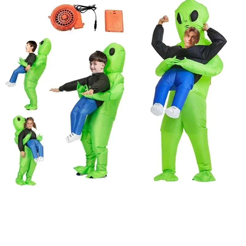 ET Alien Monster Inflatable Costume Scary Green Alien Cosplay Costume For Adult Inlatable Dinosaur Costume Party Festival Stage
ET Alien Monster Inflatable Costume Scary Green Alien Cosplay Costume For Adult Inlatable Dinosaur Costume Party Festival Stage