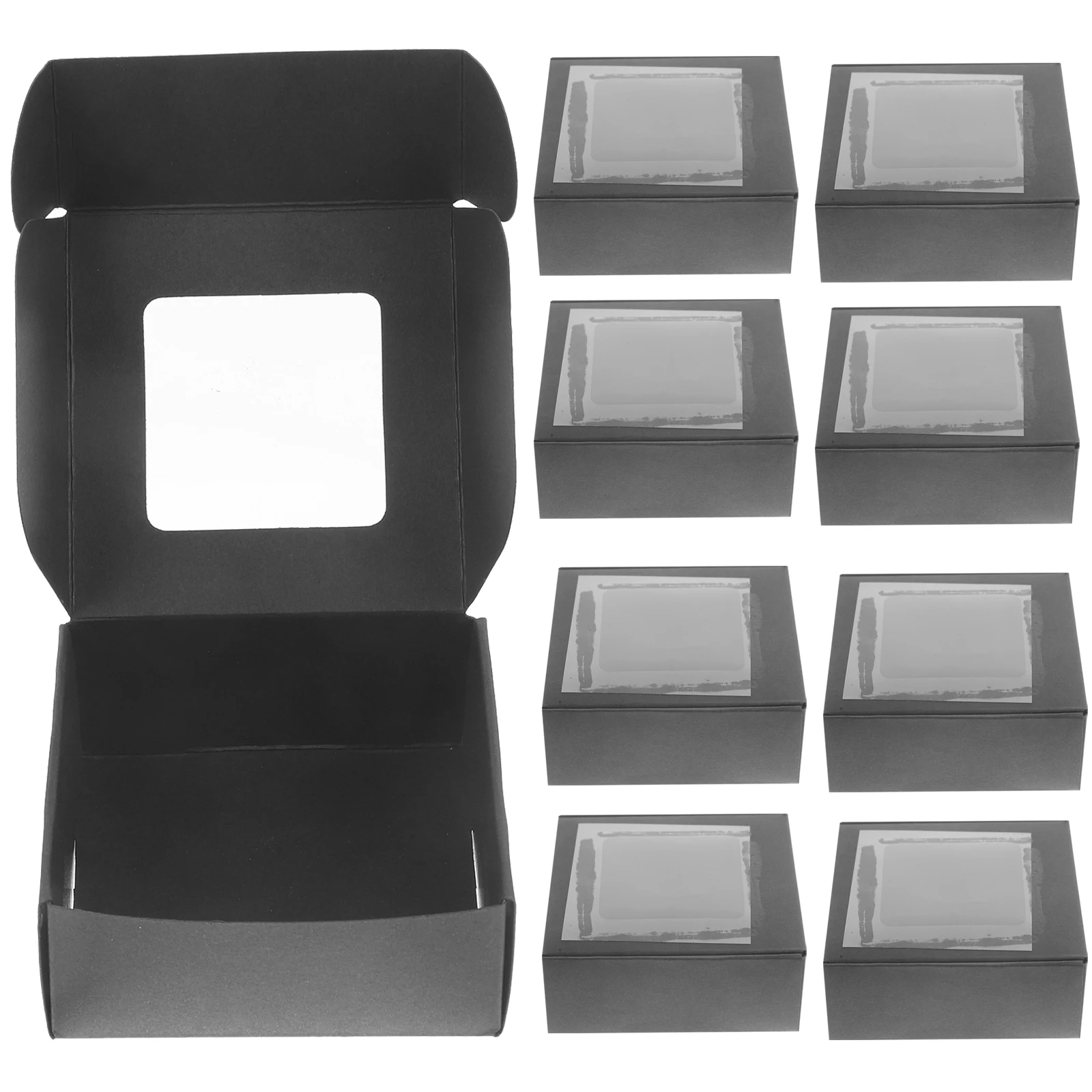 20pcs Gift Boxes Square Transparent Window Kraft White Card Jewelry Soap Storage Display Lightweight Cases ganizer
20pcs Gift Boxes Square Transparent Window Kraft White Card Jewelry Soap Storage Display Lightweight Cases ganizer