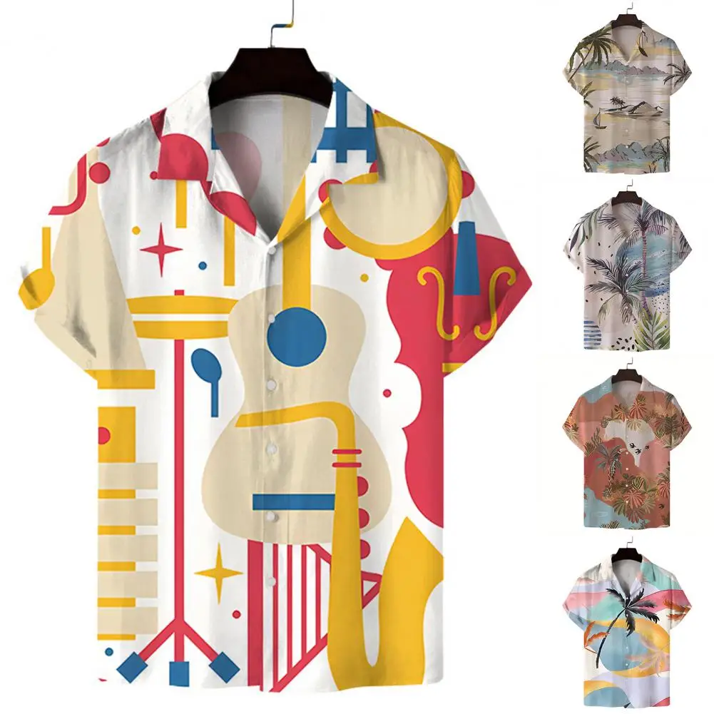 Men Shirt Short Sleeve Turndown Collar Casual 3D Printing Blouse Men Fashion Dress-up Beach T-Shirt Summer Shirt Costume
Men Shirt Short Sleeve Turndown Collar Casual 3D Printing Blouse Men Fashion Dress-up Beach T-Shirt Summer Shirt Costume