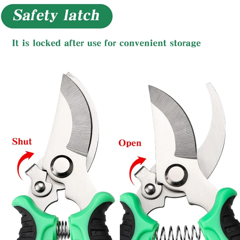 Gardening Shears Ergonomic Handle with Sharp Blades Durable Garden Pruning Shears For Harvesting Flower Fruit Labor Saving Tool
Gardening Shears Ergonomic Handle with Sharp Blades Durable Garden Pruning Shears For Harvesting Flower Fruit Labor Saving Tool