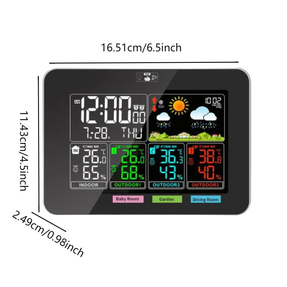 For weather station equipped with three sensors for accurate environmental monitoring and For weather forecast updates
For weather station equipped with three sensors for accurate environmental monitoring and For weather forecast updates