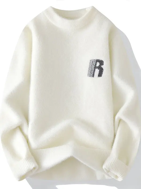 Мужской утепленный вязаный свитер-термобелье для осени и зимы, высококачественный трикотаж с принтом буквы R, внутренняя одежда
Мужской утепленный вязаный свитер-термобелье для осени и зимы, высококачественный трикотаж с принтом буквы R, внутренняя одежда