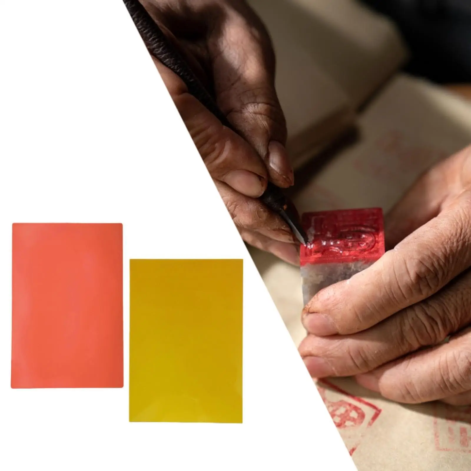 2x Solid Photopolymer Plates, Resin Stamp Making 7.87" x 11.81" Printing Industry Tool Use Letterpress Photopolymer DIY Craft
2x Solid Photopolymer Plates, Resin Stamp Making 7.87" x 11.81" Printing Industry Tool Use Letterpress Photopolymer DIY Craft