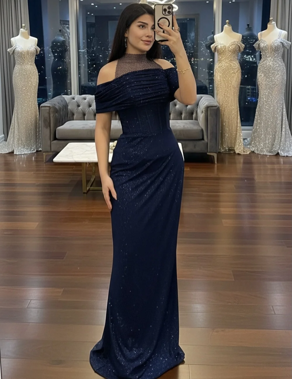 Customized Exquisite Pleat Sequined Straight High Collar Long Quinceanera Bespoke Occasion Dresses Sizes Available
Customized Exquisite Pleat Sequined Straight High Collar Long Quinceanera Bespoke Occasion Dresses Sizes Available