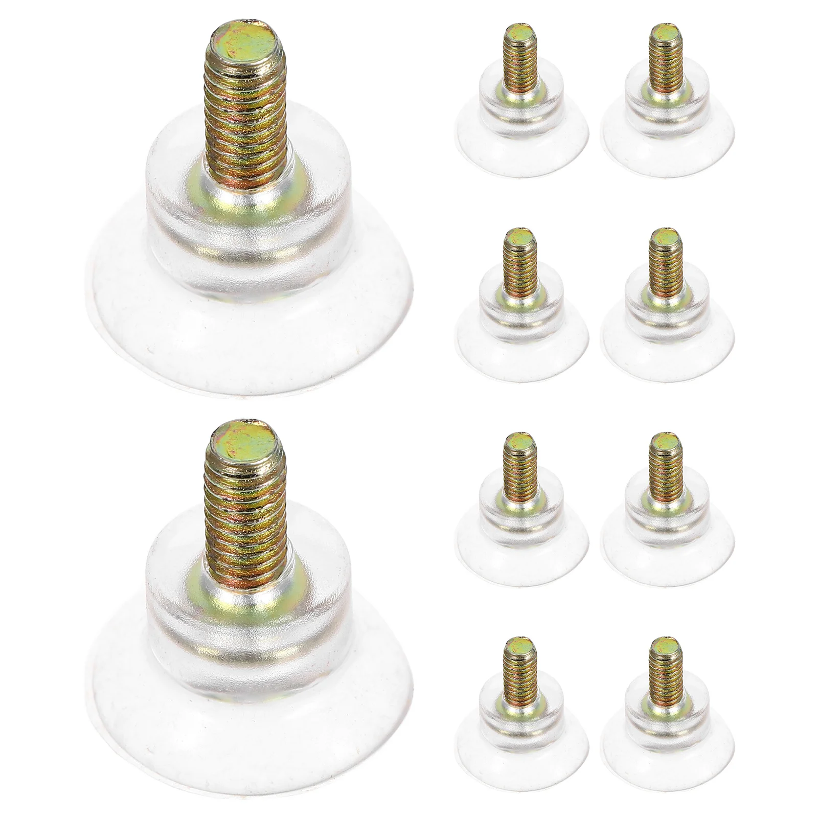 10Pcs No Drill Screw Rod Transparent Suction Cup Furniture Pads Easy Install Non Slip Elevates Protects Floors Tables Chairs
10Pcs No Drill Screw Rod Transparent Suction Cup Furniture Pads Easy Install Non Slip Elevates Protects Floors Tables Chairs