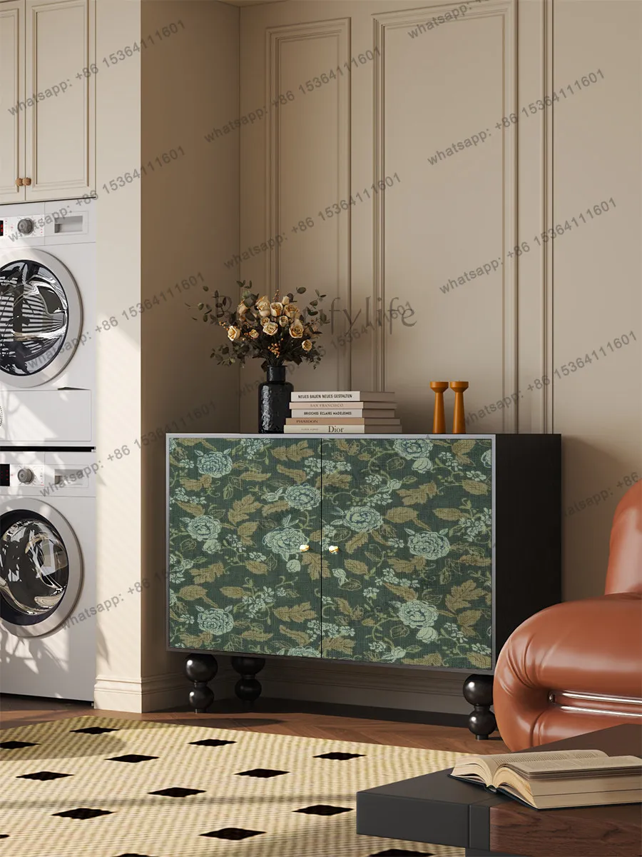 French floor-to-ceiling locker living room solid wood against the wall integrated retro high-end decorative cabinet
French floor-to-ceiling locker living room solid wood against the wall integrated retro high-end decorative cabinet