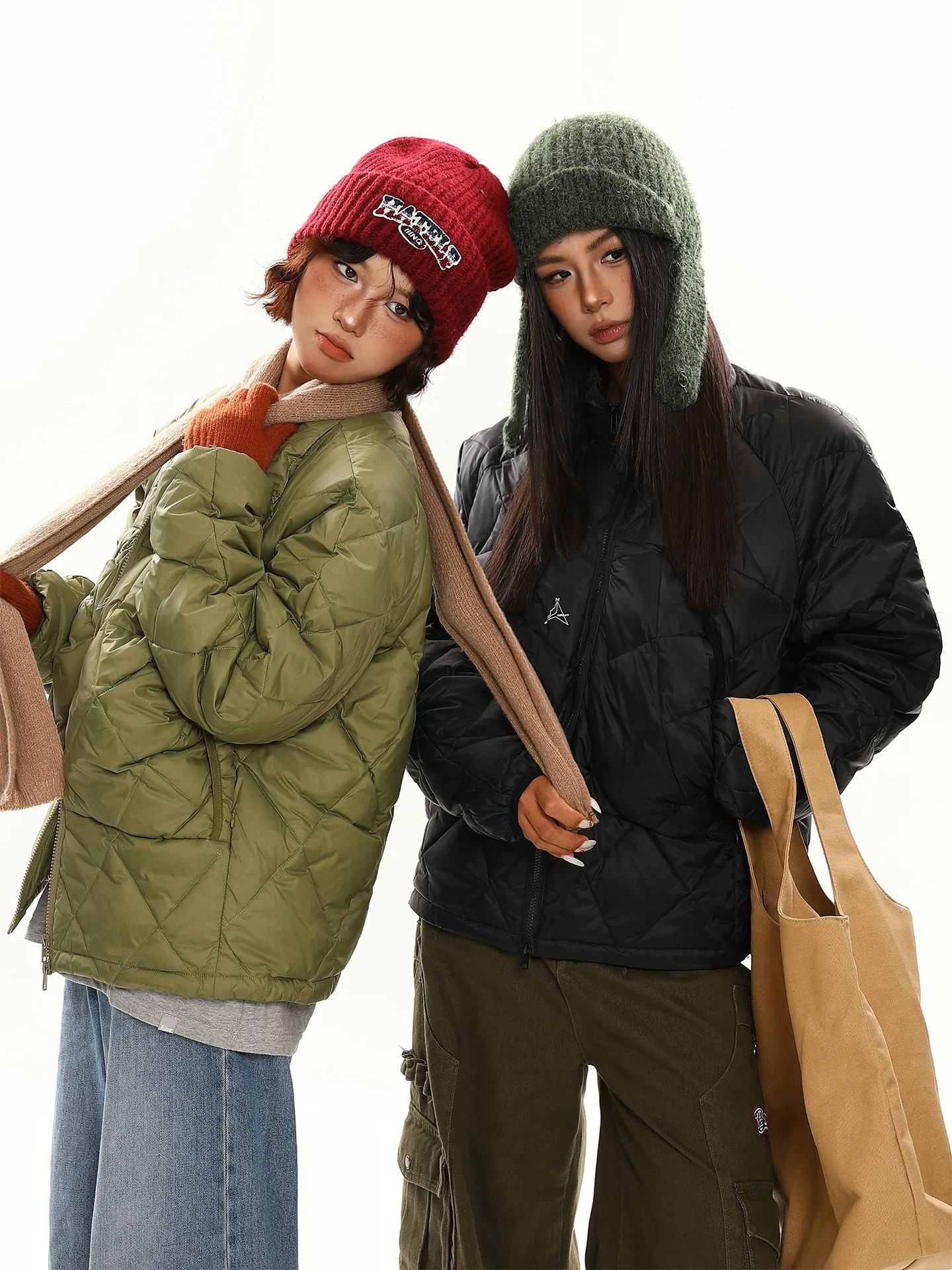 Warm White Du down Puffer Jaet Lightweight Loose Casual Versatile Couple Outerwear by Chen Sti Old Store Winter New Sle
Warm White Du down Puffer Jaet Lightweight Loose Casual Versatile Couple Outerwear by Chen Sti Old Store Winter New Sle