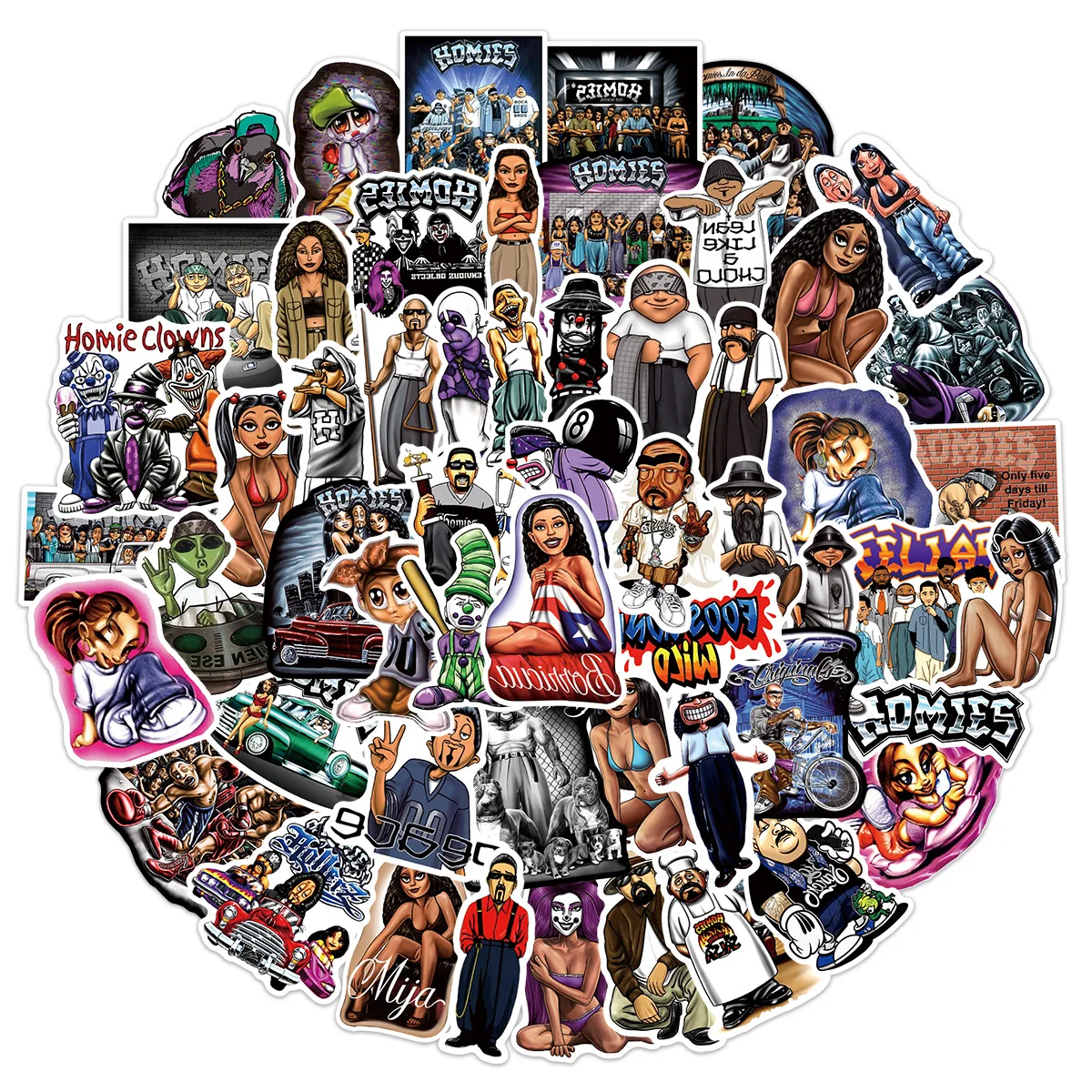 10/50/100PCS Rap Greeting Homies Fun Brother Friend Cartoon Sticker DIY Phone Laptop Luggage Skateboard Graffiti Decals Fun
10/50/100PCS Rap Greeting Homies Fun Brother Friend Cartoon Sticker DIY Phone Laptop Luggage Skateboard Graffiti Decals Fun