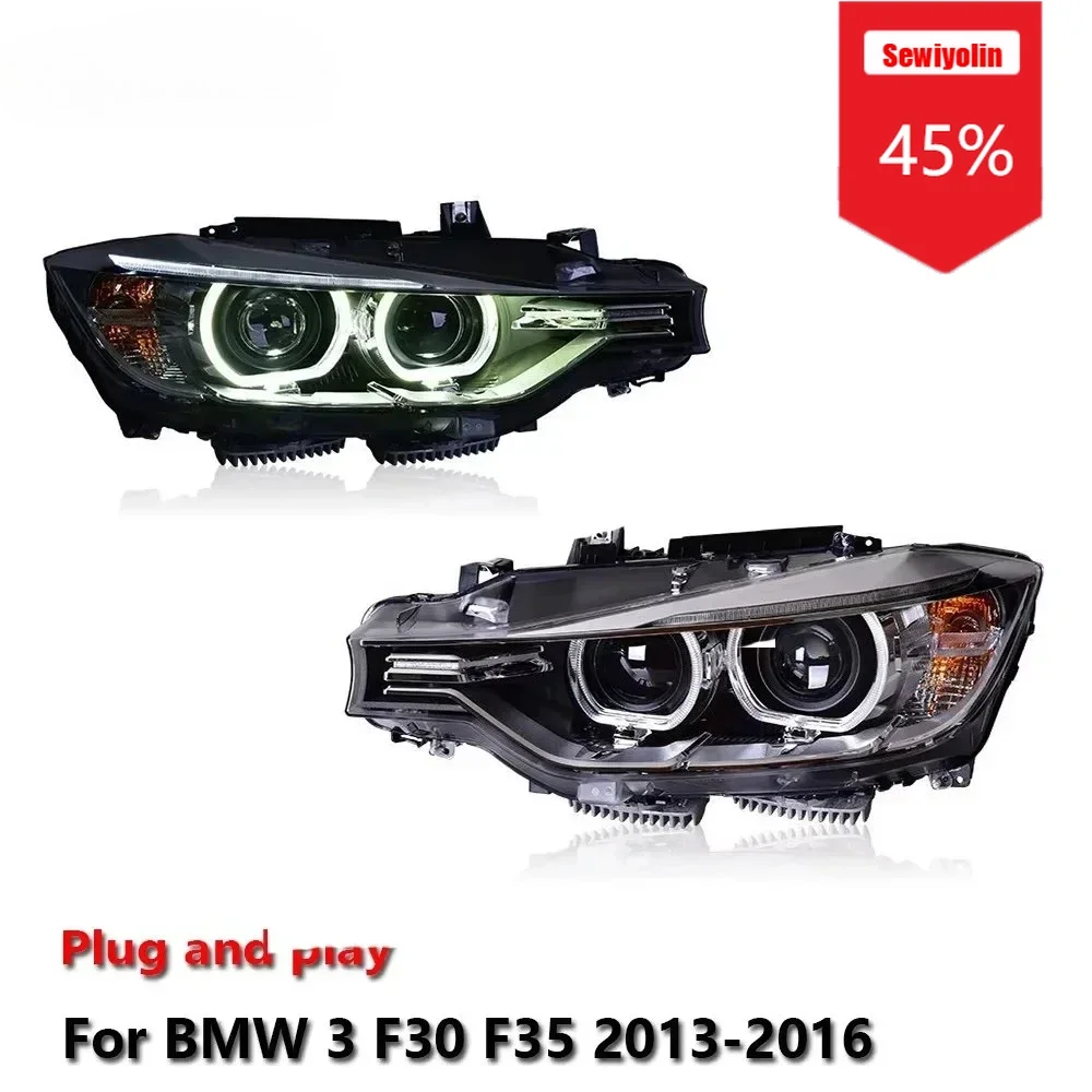 Sewiyolin Car LED Headlight Light Assemblies For BMW 3 F30 F35 2013-2016 Auto Fog DRL Brake Turn Signal Lamp Plug and Play
Sewiyolin Car LED Headlight Light Assemblies For BMW 3 F30 F35 2013-2016 Auto Fog DRL Brake Turn Signal Lamp Plug and Play
