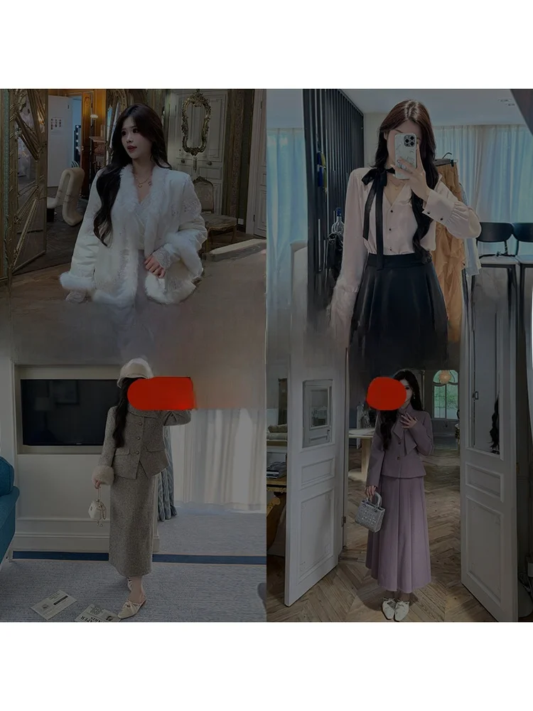 Li Xiaoxiao Special Session Woolen Knitted Open Cardigan Base Layer Shirt Women's Casual mid Waist A-Line Skirt
Li Xiaoxiao Special Session Woolen Knitted Open Cardigan Base Layer Shirt Women's Casual mid Waist A-Line Skirt