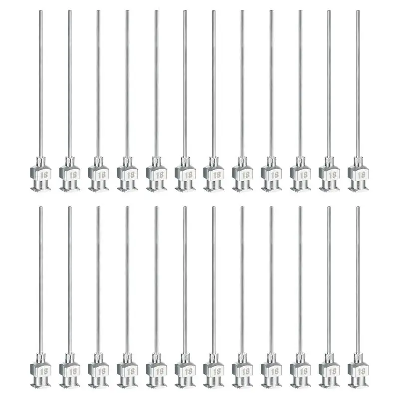 ABSJ-Blunt Tip Dispensing Needle, 24 Pcs 2 Inch Stainless Steel Liquid Dispenser Needles With Lure Lock
ABSJ-Blunt Tip Dispensing Needle, 24 Pcs 2 Inch Stainless Steel Liquid Dispenser Needles With Lure Lock