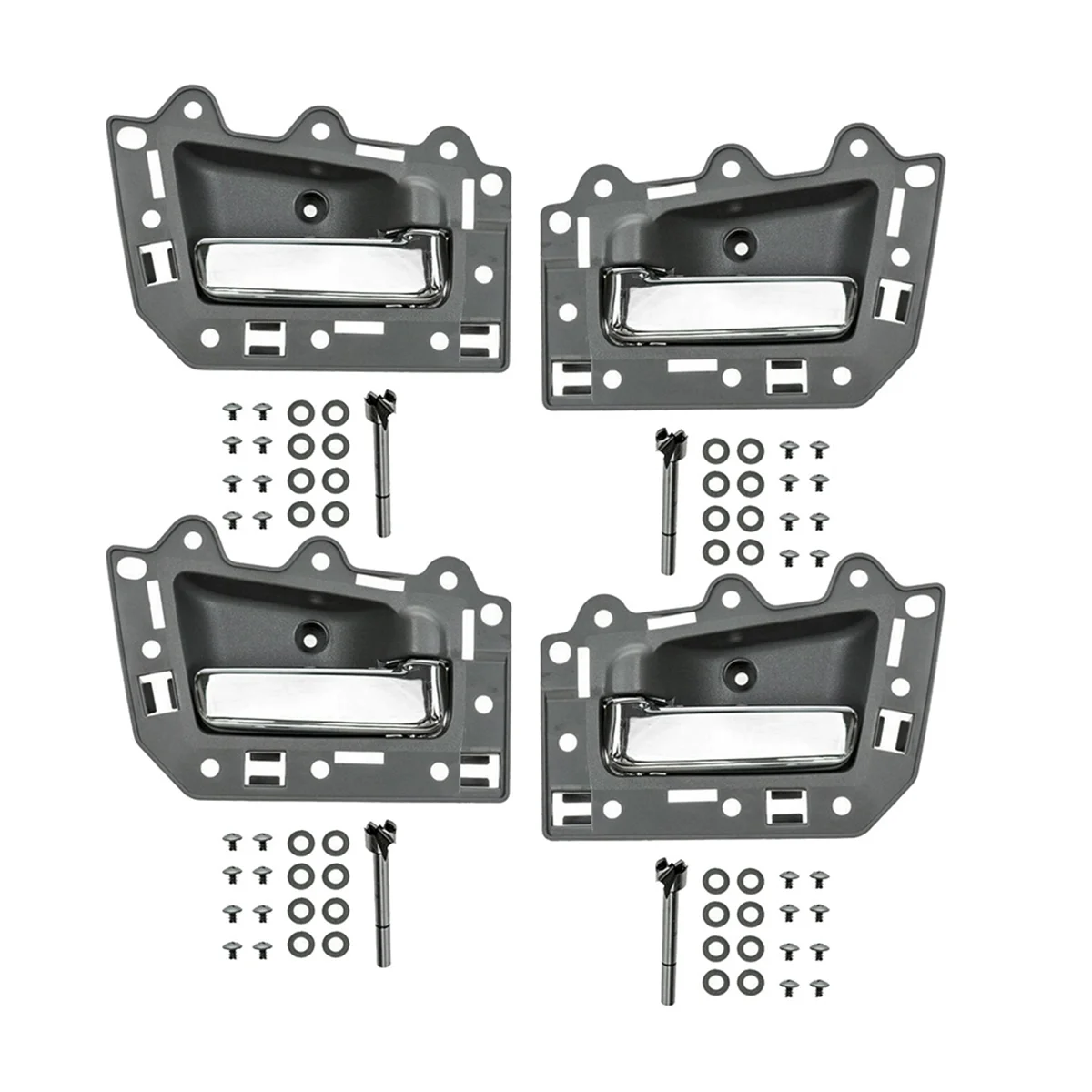 Car Inside Interior Door Handle Set for Jeep Grand Cherokee 2005-2011, 1JV471J3AA, 1JV461J3AA, 5HR411J3AK, 5HR421J3AK
Car Inside Interior Door Handle Set for Jeep Grand Cherokee 2005-2011, 1JV471J3AA, 1JV461J3AA, 5HR411J3AK, 5HR421J3AK