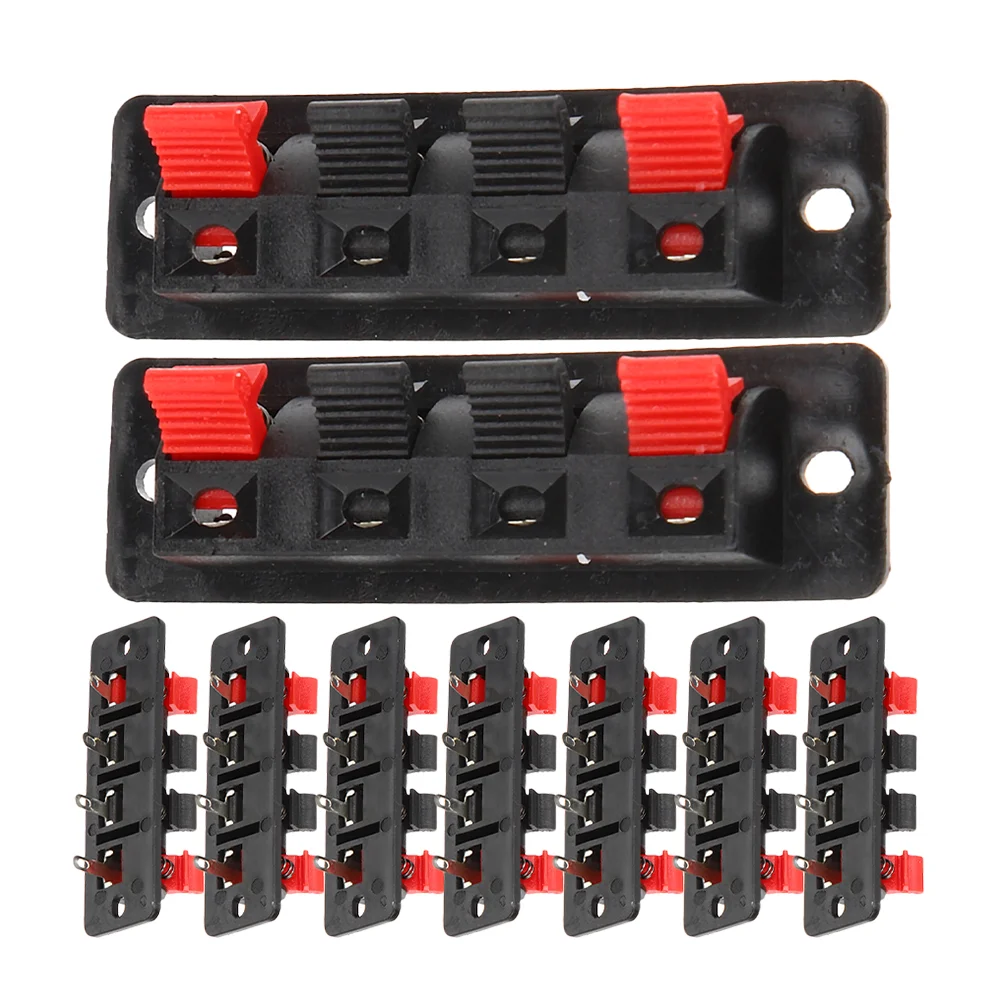 10 Pcs Thread Holder Line Clamp Speaker Wire Connector Terminals Connectors Spring for Home Stereo Black
10 Pcs Thread Holder Line Clamp Speaker Wire Connector Terminals Connectors Spring for Home Stereo Black