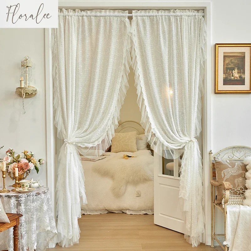 Solid Color Lace Gauze Curtains Living Room Bedroom Bay Window High Quality High-end Customizable Curtains House Decor
Solid Color Lace Gauze Curtains Living Room Bedroom Bay Window High Quality High-end Customizable Curtains House Decor