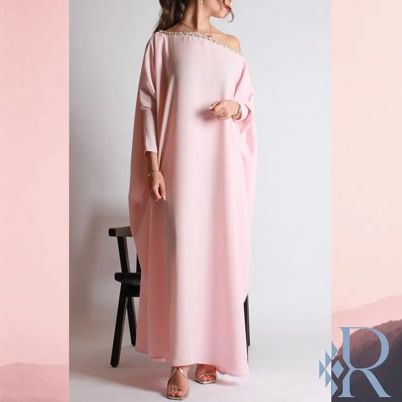 Customized Long Sleeves Prom Dresses Beaded Off The Shoulder Ankle Length Party Dresses Pleated Back Zipper Evening Dresses
Customized Long Sleeves Prom Dresses Beaded Off The Shoulder Ankle Length Party Dresses Pleated Back Zipper Evening Dresses