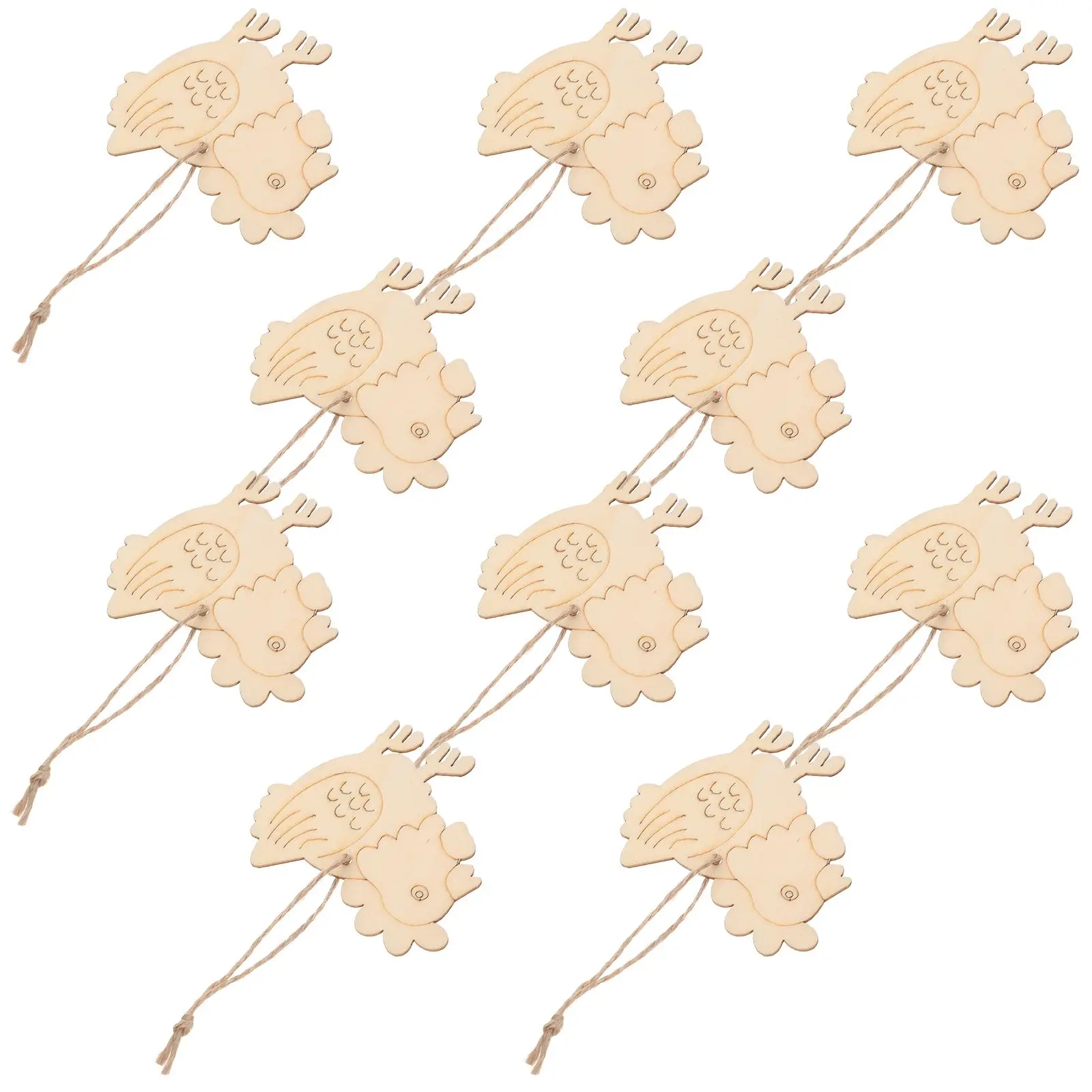 10 Pcs Wooden Chicken Tags Unfinished Hanging Decor Craft Supplies Kids Toys naments Home Sewing Accessories
10 Pcs Wooden Chicken Tags Unfinished Hanging Decor Craft Supplies Kids Toys naments Home Sewing Accessories