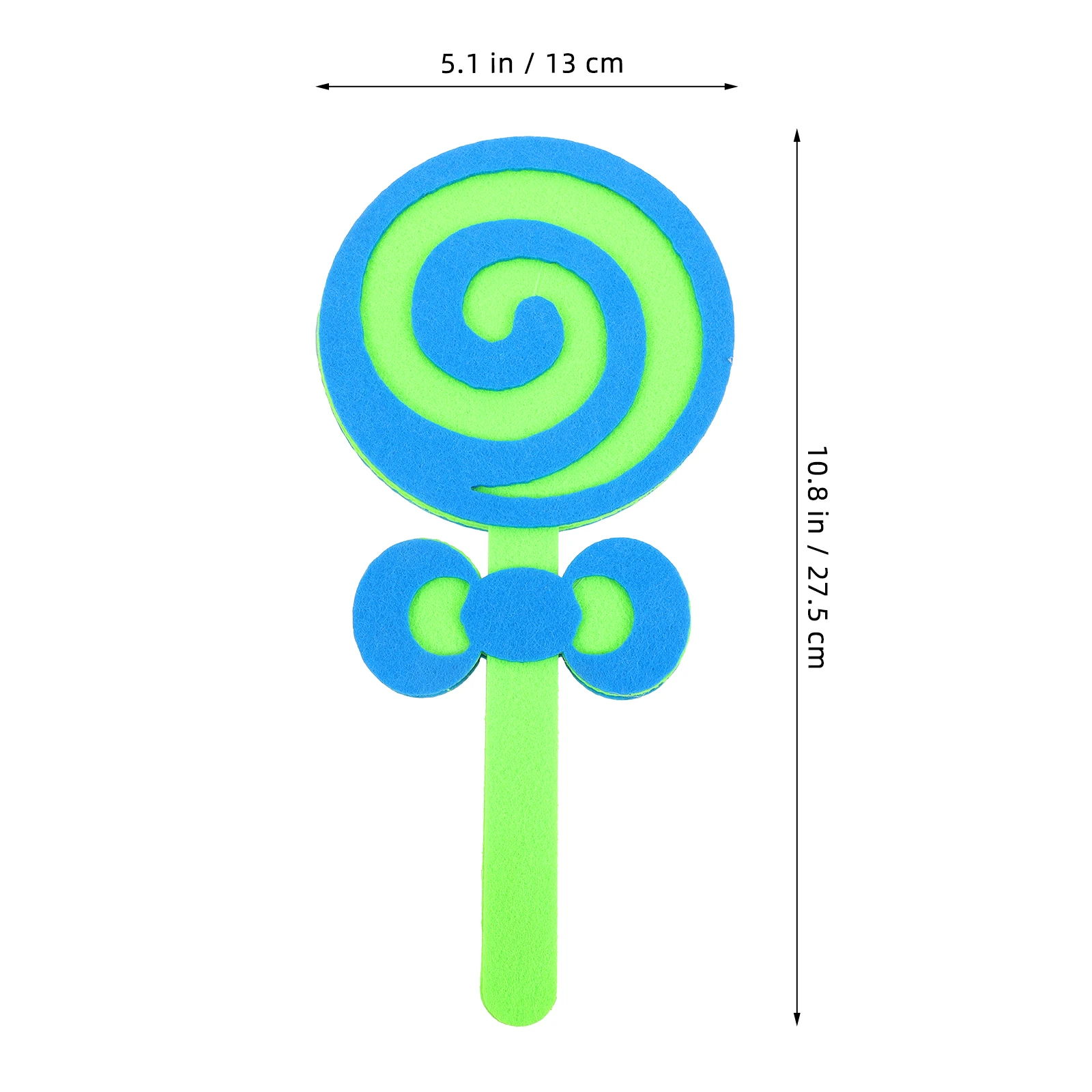 2 Pcs 13CM Blue Felt Lollipop Props for Photo Studio Party Kindergarten Stage Performance Decor Fake Lollipop Model
2 Pcs 13CM Blue Felt Lollipop Props for Photo Studio Party Kindergarten Stage Performance Decor Fake Lollipop Model