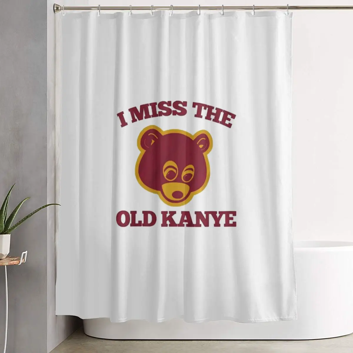 Kanye West Dropout Bear Chicago Vintage Graduation Shower Curtain Bathroom Polyester Waterproof Bath Curtains with Hooks
Kanye West Dropout Bear Chicago Vintage Graduation Shower Curtain Bathroom Polyester Waterproof Bath Curtains with Hooks