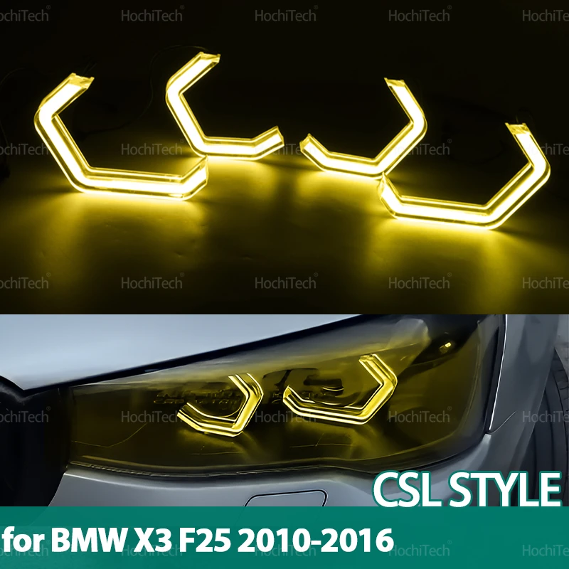 For BMW X3 F25 2010-2016 Lemon Yellow CSL Style M4 Style Super Bright LED Angel Eyes Ring White Lamp DRL Accessories
For BMW X3 F25 2010-2016 Lemon Yellow CSL Style M4 Style Super Bright LED Angel Eyes Ring White Lamp DRL Accessories