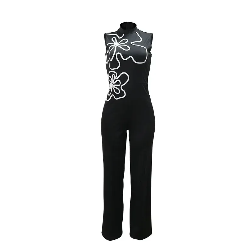 Black White African Clothes for Women Summer Sexy African Sleeveless Polyester Long Jumpsuit Dashiki African Clothing Outfits
Black White African Clothes for Women Summer Sexy African Sleeveless Polyester Long Jumpsuit Dashiki African Clothing Outfits