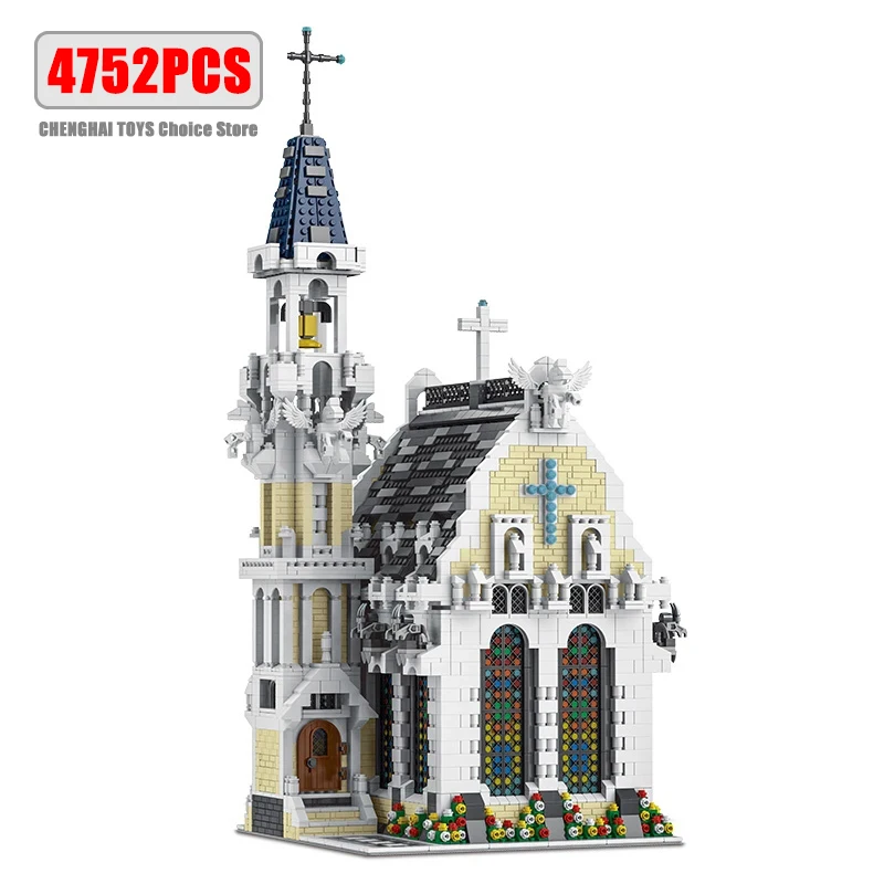 Строительные блоки MOC-65557 средневековых церквей, модель кубиков, креативный уличный модульный городской архитектурный набор, детские игрушки, подарки для мальчиков
Строительные блоки MOC-65557 средневековых церквей, модель кубиков, креативный уличный модульный городской архитектурный набор, детские игрушки, подарки для мальчиков