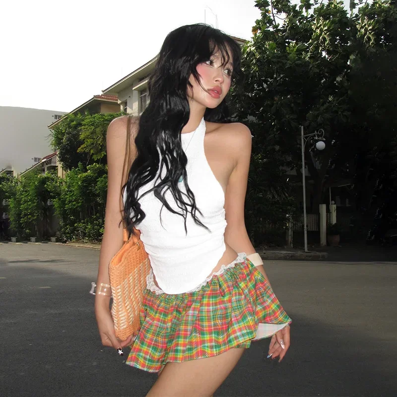 American Fashion Ins2025 Summer New Sweet and Cute Dopamine Lace Lace Show Thinning Low Waist Skirt for Women Female Clothies
American Fashion Ins2025 Summer New Sweet and Cute Dopamine Lace Lace Show Thinning Low Waist Skirt for Women Female Clothies