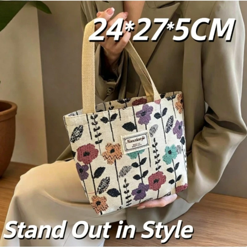 Unique Niche Design Canvas Tote, Roomy Storage Space, Dual-use Hand & Shoulder Carry for Class and Commuting
Unique Niche Design Canvas Tote, Roomy Storage Space, Dual-use Hand & Shoulder Carry for Class and Commuting