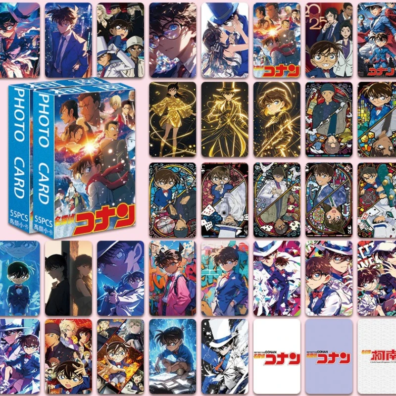55PCS Hot Anime Detective and Conans Series Card Toy Kawaii Cartoon Character Creativity Printing Laser Card Boys and Girls Gift
55PCS Hot Anime Detective and Conans Series Card Toy Kawaii Cartoon Character Creativity Printing Laser Card Boys and Girls Gift