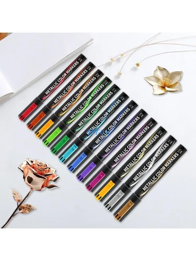 E15A Metallic Pen Scrapbook Painting Metallic Marker Pen Paint Pen Metallic Pen Set
E15A Metallic Pen Scrapbook Painting Metallic Marker Pen Paint Pen Metallic Pen Set
