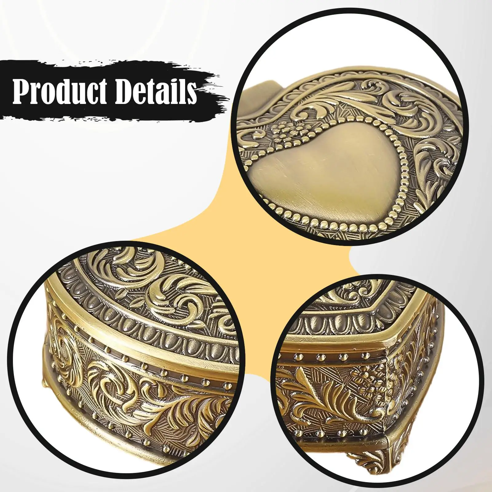 Шкатулка для украшений в форме сердца: органайзер для ожерелий, колец, серег, для хранения и декора, настольная, для дома и офиса
Шкатулка для украшений в форме сердца: органайзер для ожерелий, колец, серег, для хранения и декора, настольная, для дома и офиса