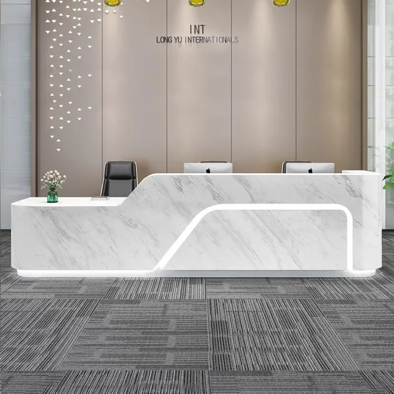 Painting front desk reception desk simple modern company office reception desk beauty salon hotel bar checkout page
Painting front desk reception desk simple modern company office reception desk beauty salon hotel bar checkout page