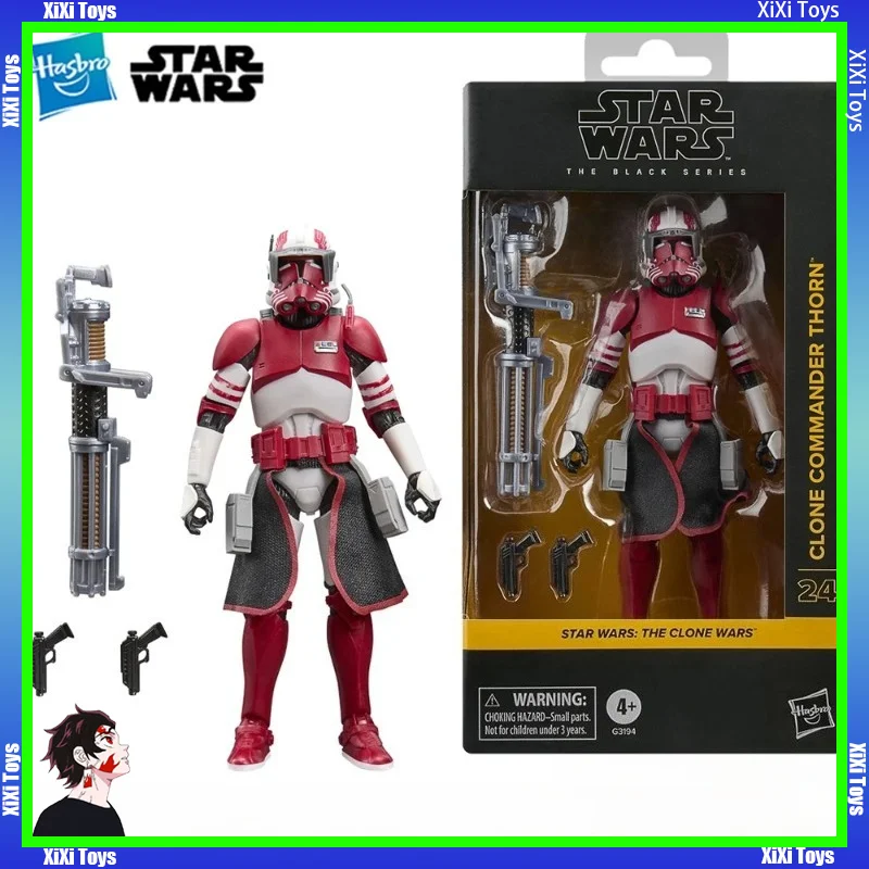 Original NEW Hasbro STAR WARS The Black Series Clone Commander Thorn 15cm Nice Collectible Action Soldier Figure Model Toys
Original NEW Hasbro STAR WARS The Black Series Clone Commander Thorn 15cm Nice Collectible Action Soldier Figure Model Toys