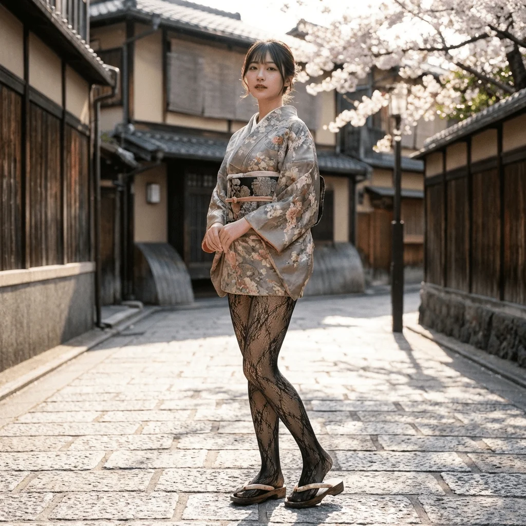 Two pairs of lace-patterned fishing net socks with cut-out transparency make you look slimmer
Two pairs of lace-patterned fishing net socks with cut-out transparency make you look slimmer