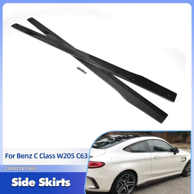 Удлинители боковых юбок из углеродного волокна для Mercedes Benz C Class W205 C63 AMG 2015-2017 гоночный боковой дверной бампер фартук для губ FRP
Удлинители боковых юбок из углеродного волокна для Mercedes Benz C Class W205 C63 AMG 2015-2017 гоночный боковой дверной бампер фартук для губ FRP