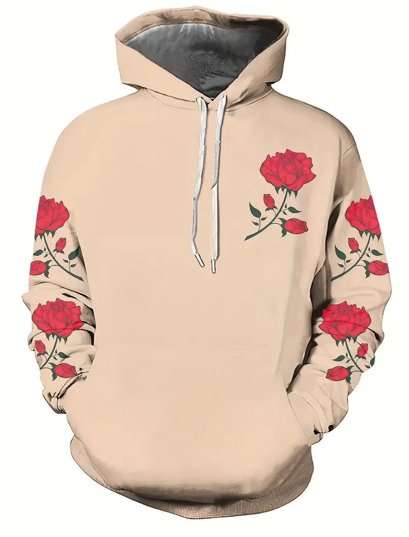 2024 Fashion Printed Flower Pattern Men's Sports Hoodie Casual Loose Design Harajuku Top Street Men's Hoodie Sweatshirt
2024 Fashion Printed Flower Pattern Men's Sports Hoodie Casual Loose Design Harajuku Top Street Men's Hoodie Sweatshirt