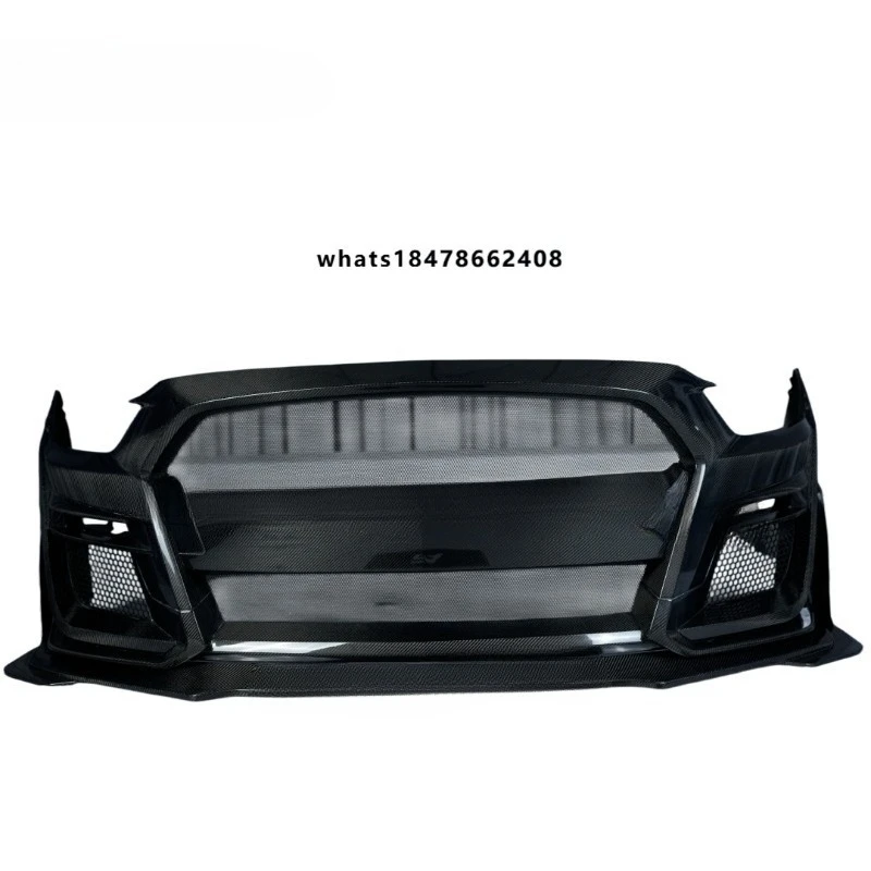 GT500-style Carbon Fiber Front Bumper, Suitable for 2015-2017 Mustang Models
GT500-style Carbon Fiber Front Bumper, Suitable for 2015-2017 Mustang Models