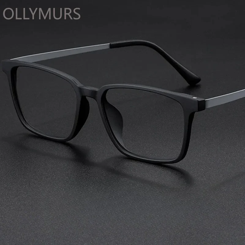 OLLYMURS High Quality Square TR90 Eyewear Pure Titanium Myopia Hyperopia Optical Prescription Glasses Frame Men 9822
OLLYMURS High Quality Square TR90 Eyewear Pure Titanium Myopia Hyperopia Optical Prescription Glasses Frame Men 9822