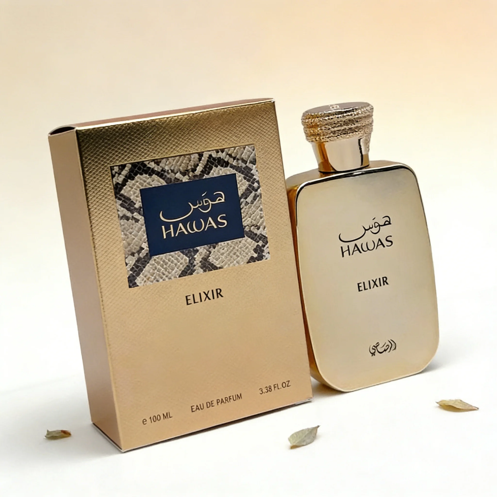 Hawas Elixir Men's EDP 3.38oz, Bold Spicy Woody & Leather Fragrance, Luxe All-Day Wear Scent
Hawas Elixir Men's EDP 3.38oz, Bold Spicy Woody & Leather Fragrance, Luxe All-Day Wear Scent