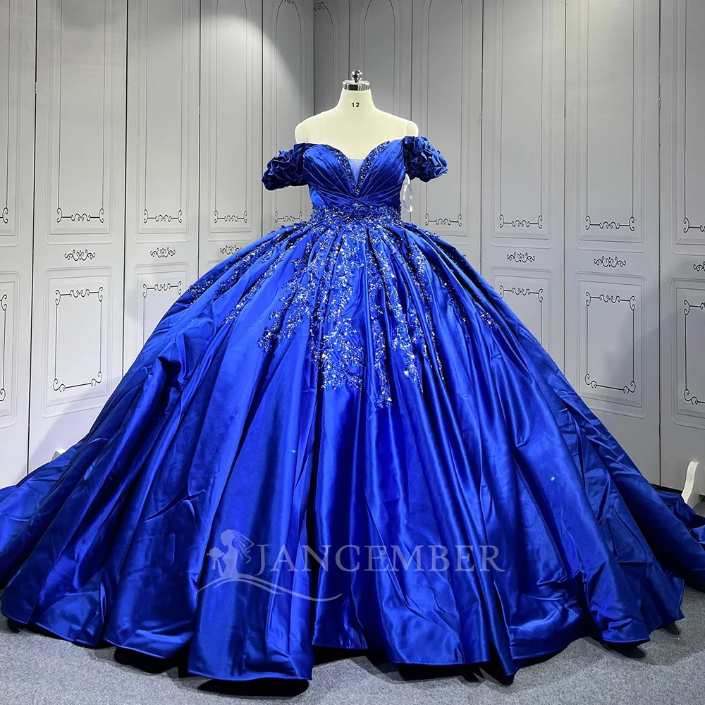 Glitter Organza Court Train 15 years Quincenara Dresses Lace-up Corset Young Gir Prom Gown Customized vestido de 15 quinceañera 
Glitter Organza Court Train 15 years Quincenara Dresses Lace-up Corset Young Gir Prom Gown Customized vestido de 15 quinceañera