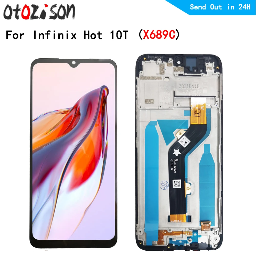 Hot10T ЖК-экран 6,82 дюйма IPS для Infinix Hot 10T X689C ЖК-дисплей, сенсорная панель экран дигитайзер с рамкой в сборе
Hot10T ЖК-экран 6,82 дюйма IPS для Infinix Hot 10T X689C ЖК-дисплей, сенсорная панель экран дигитайзер с рамкой в сборе