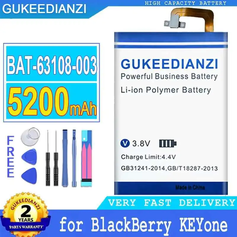 Аккумулятор для мобильного телефона Bat-63108-003 5200 мАч для Blackberry Keyone для Alcatel DK70 DTEK70
Аккумулятор для мобильного телефона Bat-63108-003 5200 мАч для Blackberry Keyone для Alcatel DK70 DTEK70