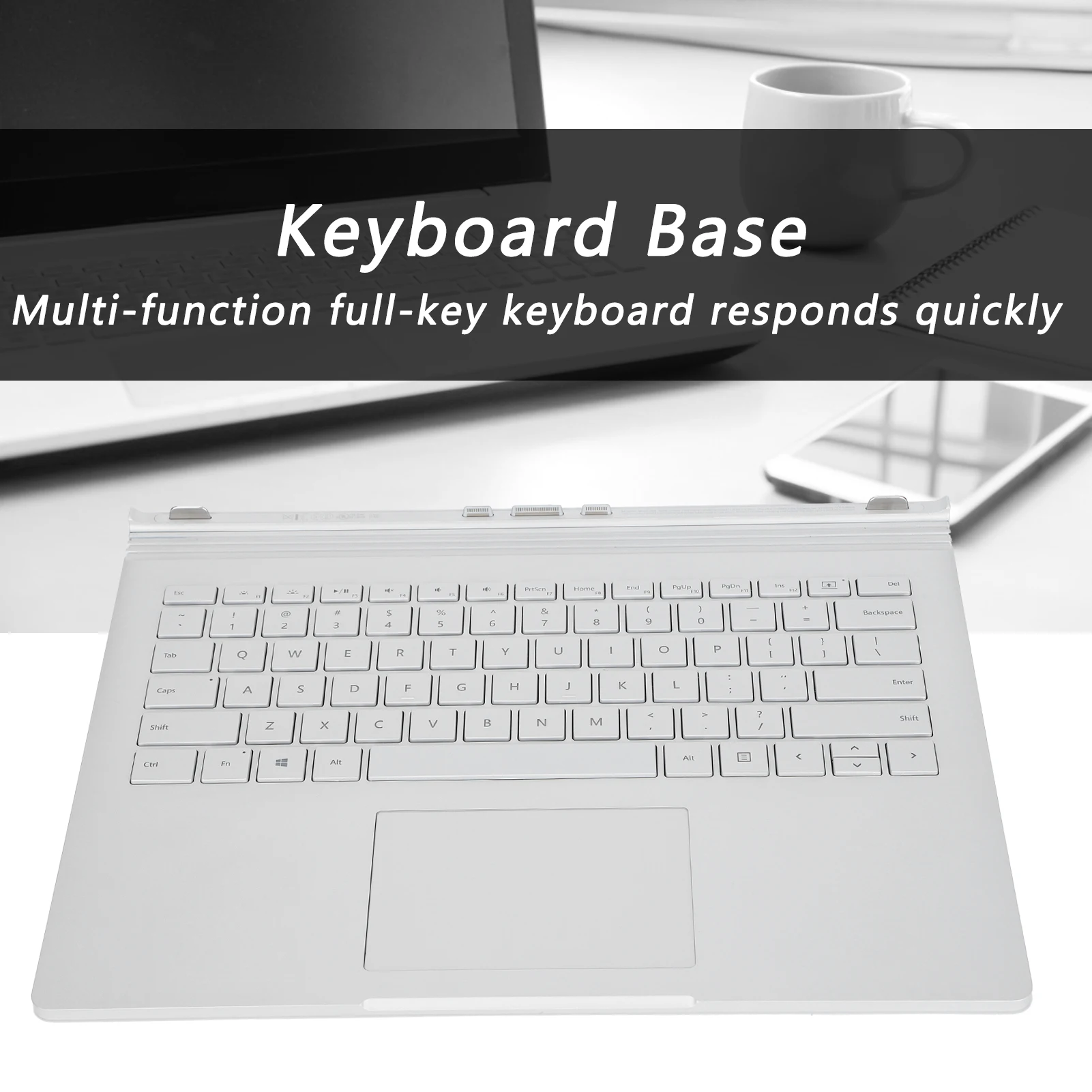 Keyboard Multifunctional Portable Office Fingerboard for Microsoft Book Base 1704/1705/1785