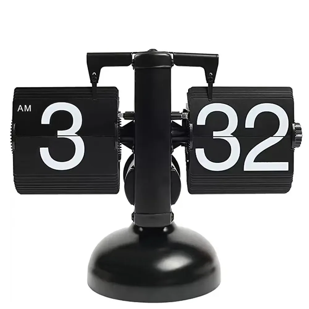 Page Turning Automatically Digital Auto Flip Clock Quartz Movement Internal Gear Operated Quartz Time Clocks Removable
Page Turning Automatically Digital Auto Flip Clock Quartz Movement Internal Gear Operated Quartz Time Clocks Removable