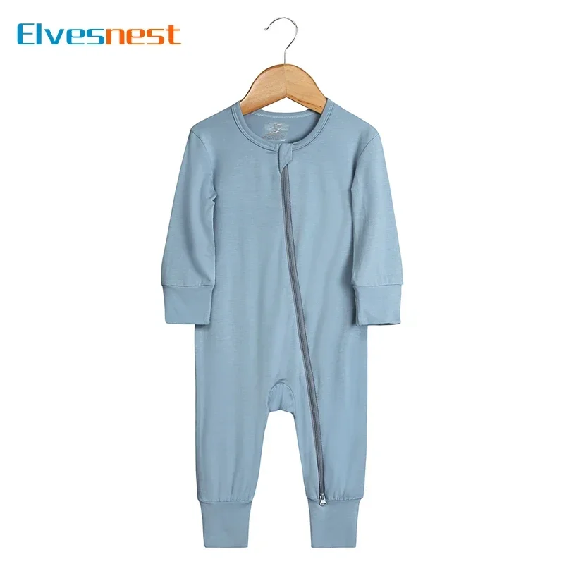 Solid Color Newborn Baby Clothes Boys Romper Long Sleeve Cotton Zipper Baby Girl Romper Spring Autumn Infant Clothes 3-24 Month
Solid Color Newborn Baby Clothes Boys Romper Long Sleeve Cotton Zipper Baby Girl Romper Spring Autumn Infant Clothes 3-24 Month