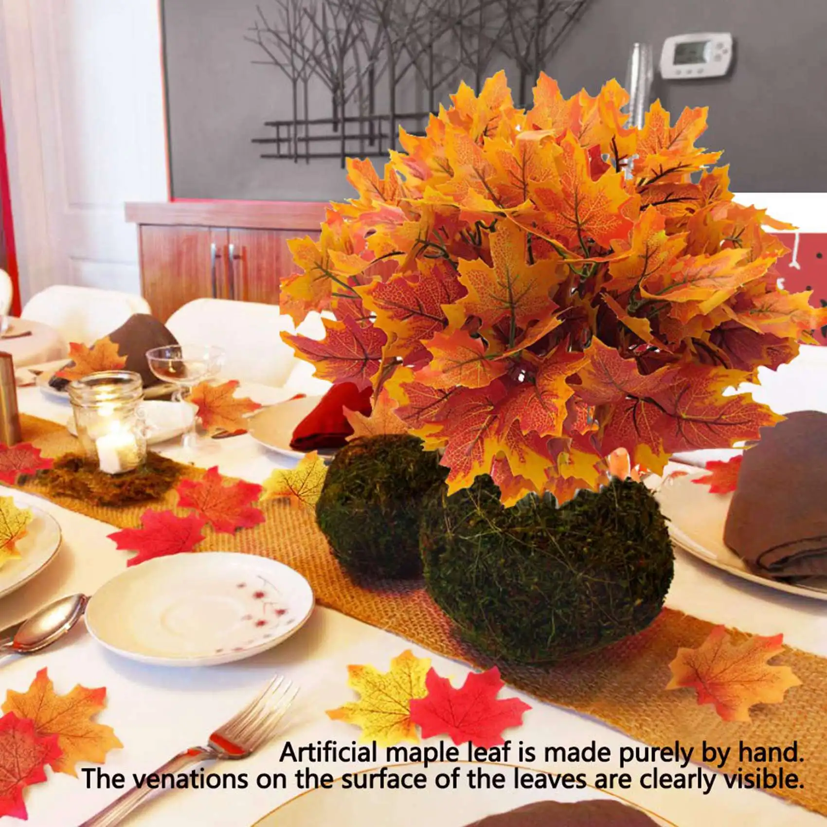 ABGR-искусственные кленовые листья, ветки, осенние листья, 10 пучков, осенние украшения, уличные, устойчивые к ультрафиолетовому излучению, зеленые кустарники, растения
ABGR-искусственные кленовые листья, ветки, осенние листья, 10 пучков, осенние украшения, уличные, устойчивые к ультрафиолетовому излучению, зеленые кустарники, растения