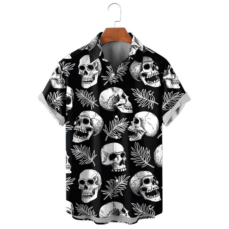Funny Vintage Skull Floral Shirt 3D Print Hawaiian Men's Women Short Sleeves Shirts Streetwear Oversized Blouse Man Top Clothing
Funny Vintage Skull Floral Shirt 3D Print Hawaiian Men's Women Short Sleeves Shirts Streetwear Oversized Blouse Man Top Clothing
