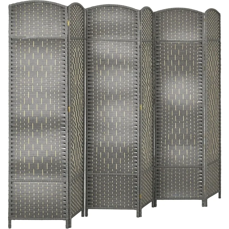 Room Divider, 6 Ft 6 Panel Folding Privacy Screen, Freestanding Room Separator for Bedroom, Home Office, No Assembly, Mixed Gray
Room Divider, 6 Ft 6 Panel Folding Privacy Screen, Freestanding Room Separator for Bedroom, Home Office, No Assembly, Mixed Gray