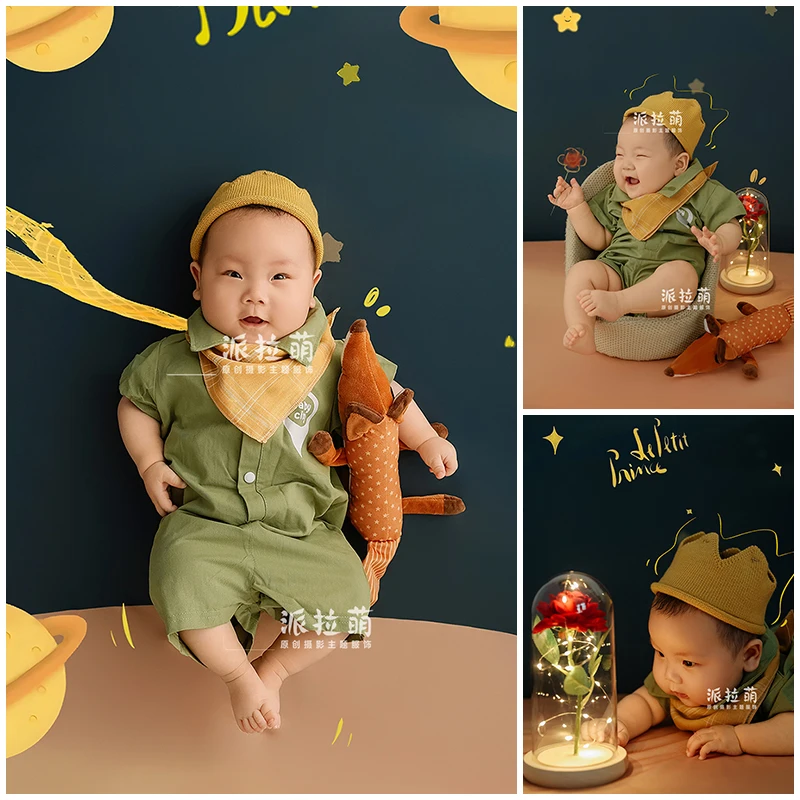 New Baby Photography Props Baby Hundred Day Photo Weekly Photo Clothing Little Prince Theme 신생아사진 신생아 disfraz bebe
New Baby Photography Props Baby Hundred Day Photo Weekly Photo Clothing Little Prince Theme 신생아사진 신생아 disfraz bebe