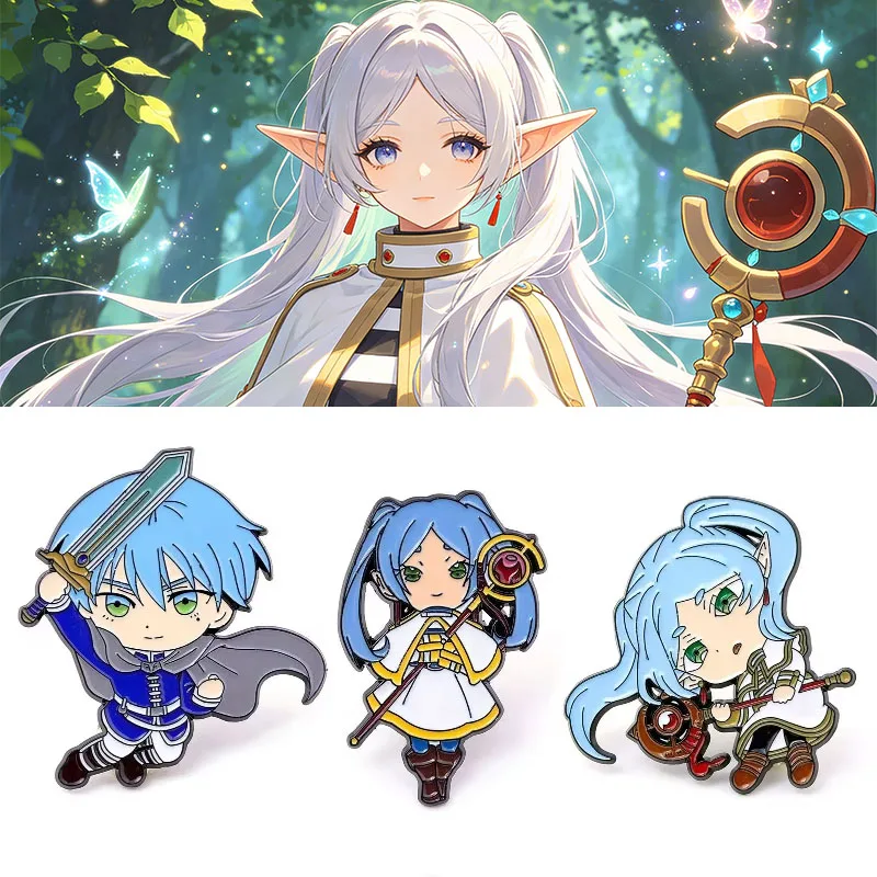Hot Frieren: Beyond Journey's End New Anime Enamel Pins Brooches Anime Figure Frieren Badges for Fans Backpack Charm Jewelry
Hot Frieren: Beyond Journey's End New Anime Enamel Pins Brooches Anime Figure Frieren Badges for Fans Backpack Charm Jewelry